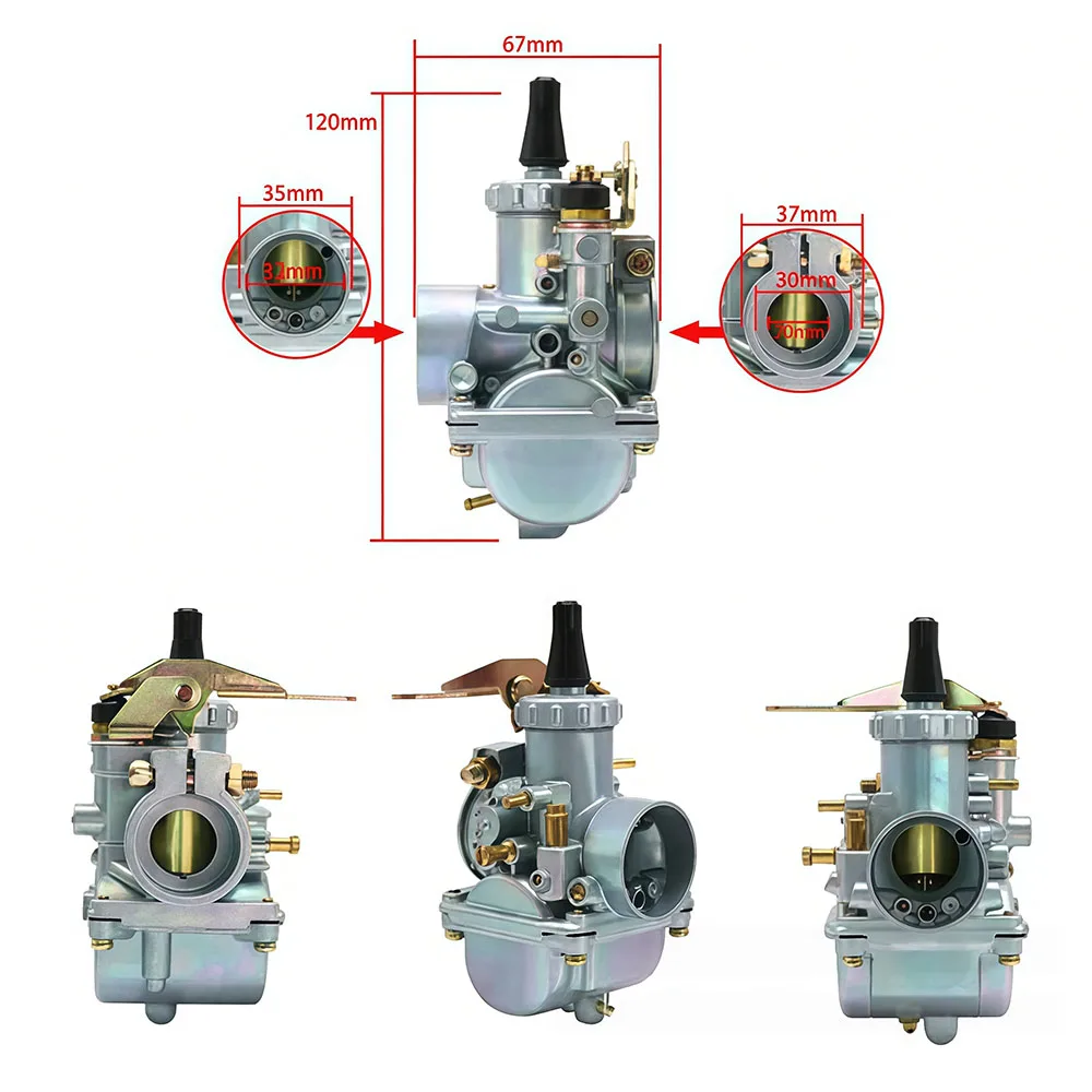 Carburetor VM20 For Mikuni ATV UTV Dirt Bike Pit Bike 50cc 100cc 125cc Carburador Moto Round Slide Carb 20MM Universally VM 20