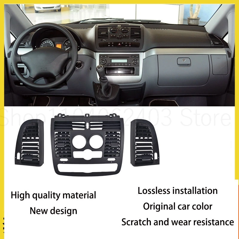 Applicable to Mercedes-Benz Vito air outlet panel W636 front air outlet air conditioner grille accesorios automóvil interior