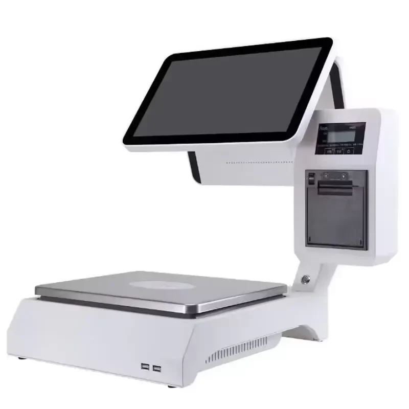 Comprehensive Modern User-Friendly Integrated Touchscreen Digital Weight Scale Cash Register for Perfect Quality