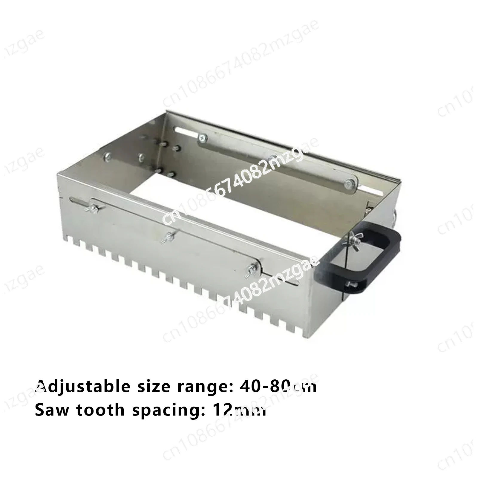 Adjustable notch spatula with wheel tile leveler square box flat sand leveling brick paving tool 400-800 mm