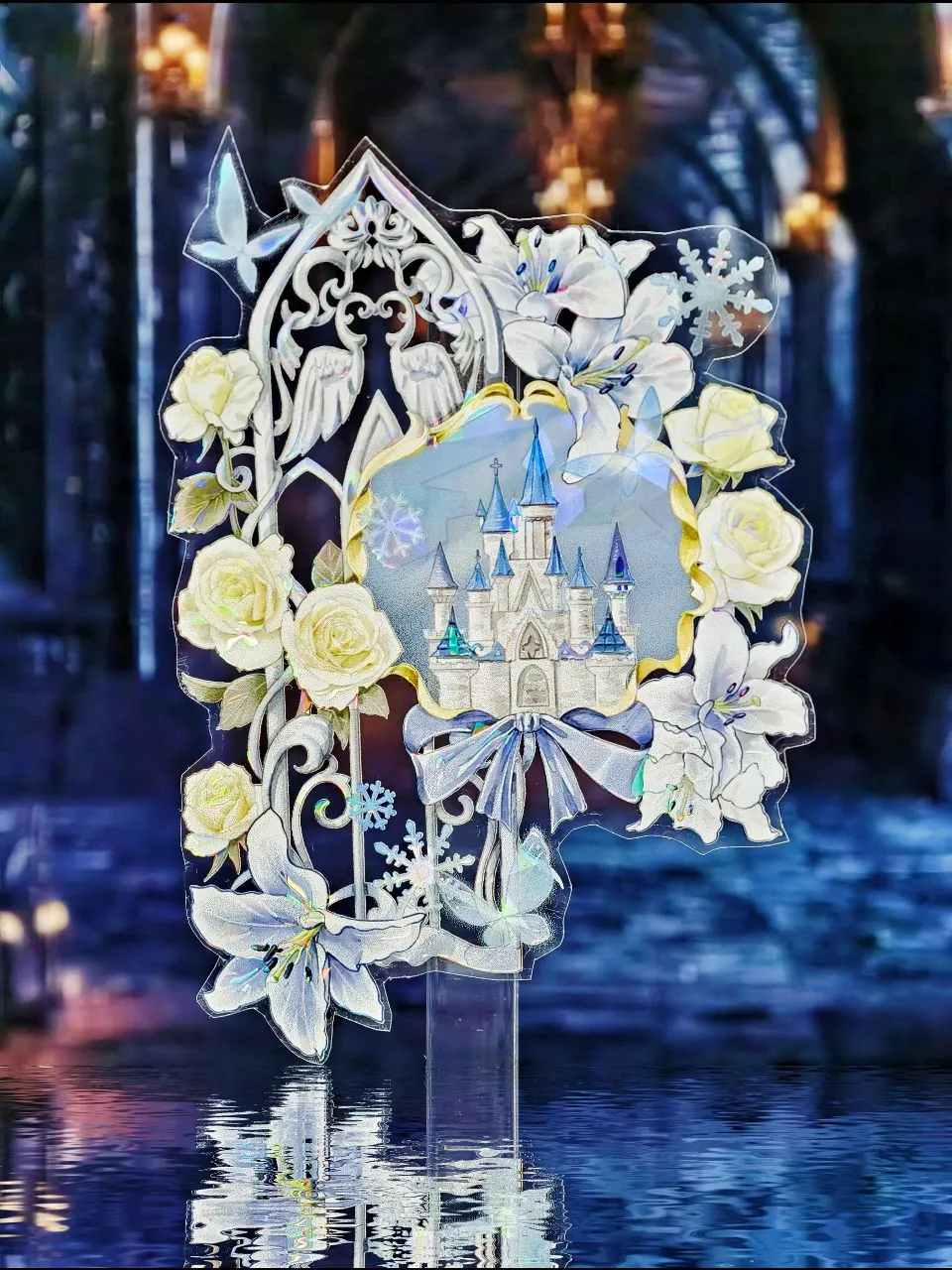 

Washi Pet Tape 1 Loop Starfall Candy Pet Shell Light Light Blue Light Yellow Window Castle Like Notebook Gooka