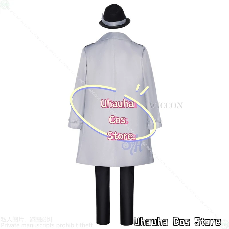 {Uhauha Cos}Azul Ashengrotto Cosplay Game Octavinelle Anime Costume British Style Coat Scarf Hat Elegant Uniform Halloween