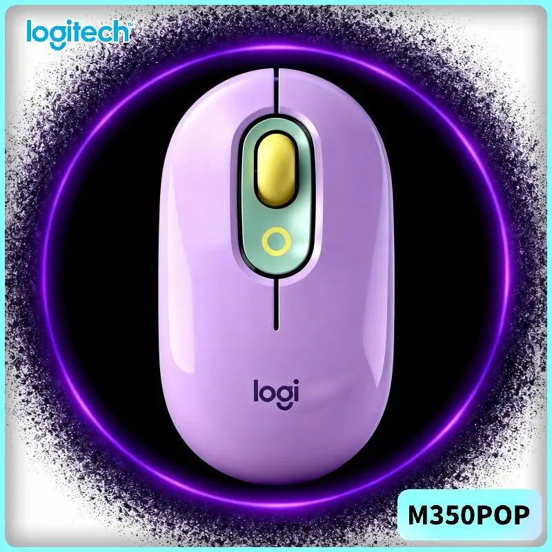 Logitech   POP Wireless Mouse 3 Buttons Optical Sensor Slim Compact for Netbook Tablet Portable Computing Devices