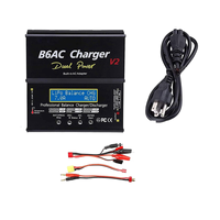 Aircraft Model B6 Charger Black IMAX B6AC V2 80W 7A Smart Balance Charger Lithium Battery NiMH US Plug