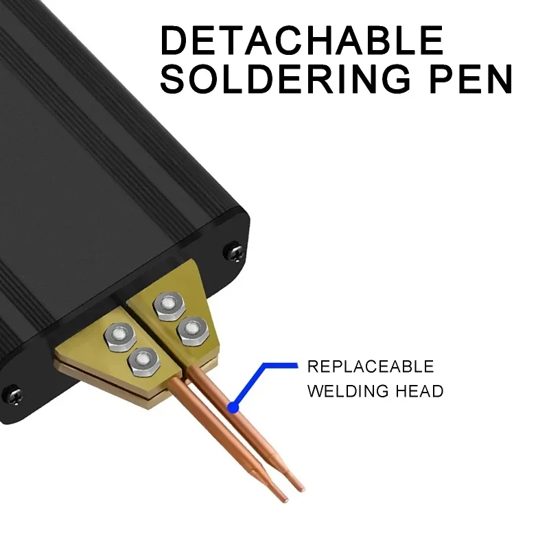 80 Gears Spot Welder Adjustable Portable Handheld Digital Display Mini Spot Welding Machine Automatic Trigger for 18650 Battery