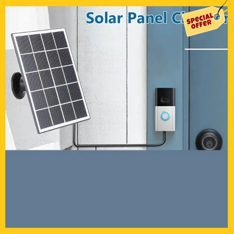 Зарядное устройство для солнечной панели 20 Вт Forring Video Doorbell 360 °   Регулируемое крепление Fordoorbell 4/3/3 Plus/2 A