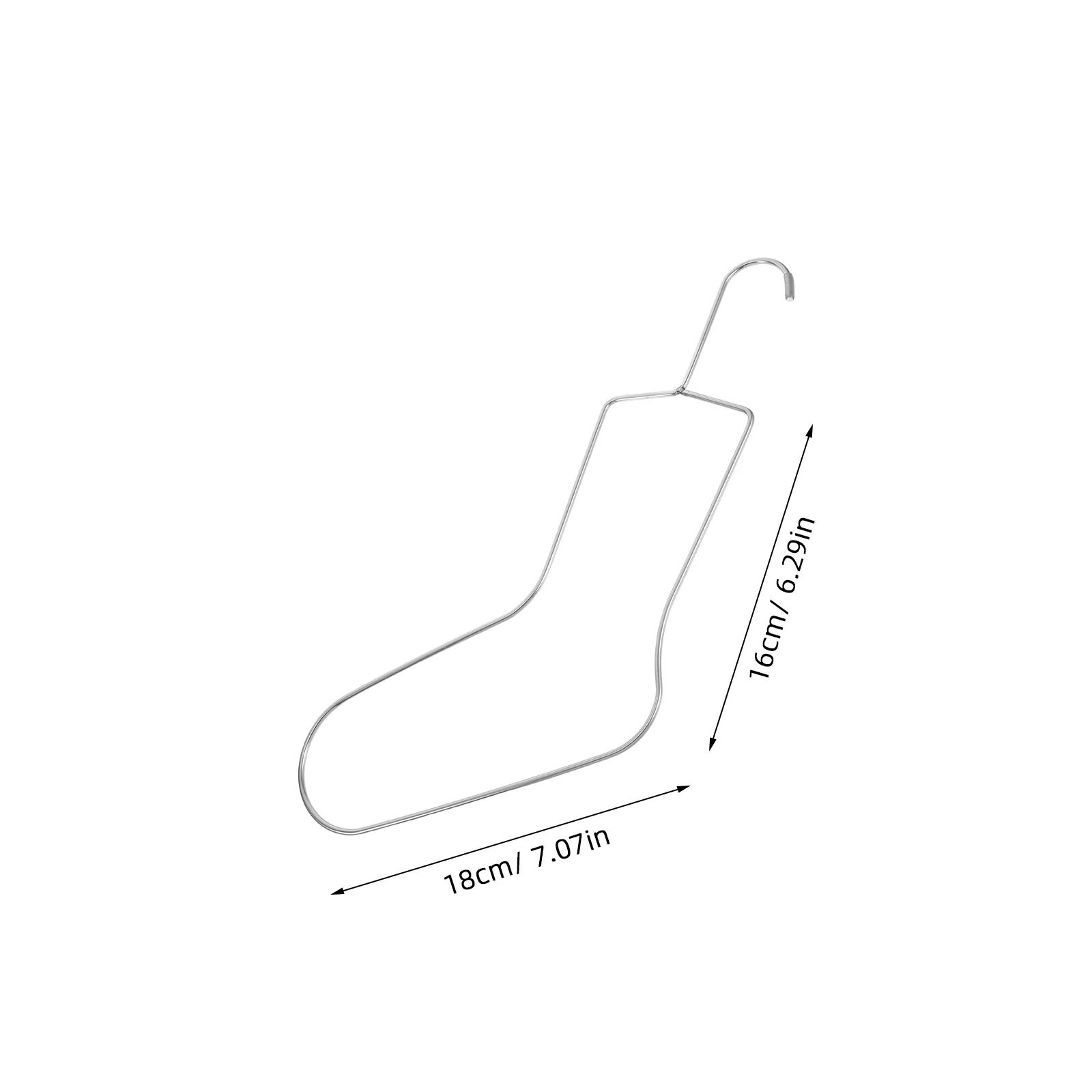 2Pcs Metal Sock Display Rack Foot Mannequin for Socks Drying Blocking Knit Crochet Organizer Stylish Holder Functional Design