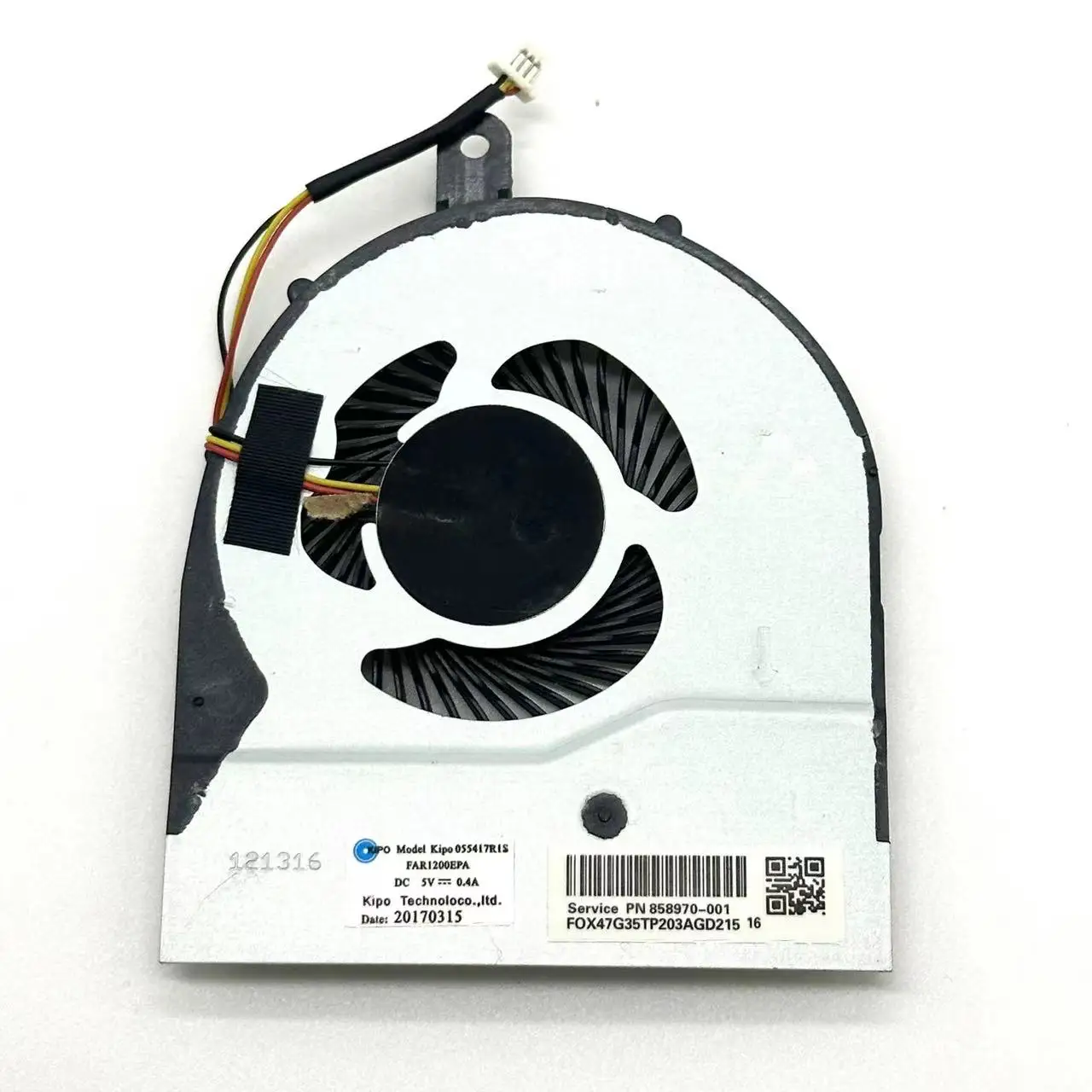 Inspiron 15 5558 5555 5755 5758 5458 5559 DFS541105FC0T DC 5V 0.5A 3-Wire Server Cooling Fan