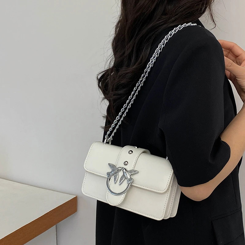 

Minimalist Ladies Crossbody Bag Small Pu Leather Bag Adjustable Strap for Date Night