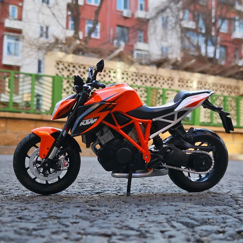 Maisto 1/12 KTM 1290 슈퍼 듀크 R 헤비 로코모티 시뮬레이션 합금 오토바이 모델 충격 흡수기 컬렉션 장난감 자동차 선물