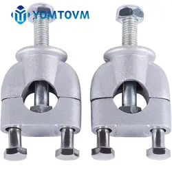 Motorcycle Handlebar Riser Bar Mount Clamps Risers Adapter 7/8'' 22mm Universal For ATV Dirt Bike CNC
