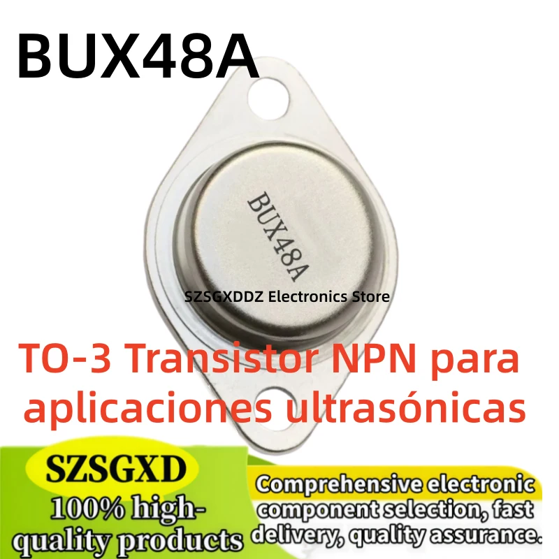 5-10-30-50 pieces BUX48A BUX48 BUX 48A 100% new and quality TO-3 15A 450V 175W NPN transistor for ultrasonic applications
