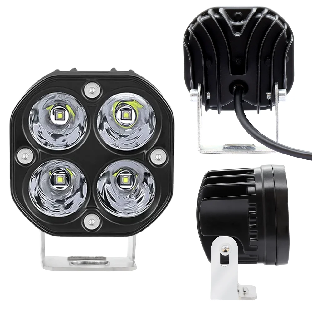 

3 Inch 40W Led Work Light Square Spotlight Motorcycle Driving Lights For Lada 4x4 off-road use Tractors Truck Car Fog Lamp