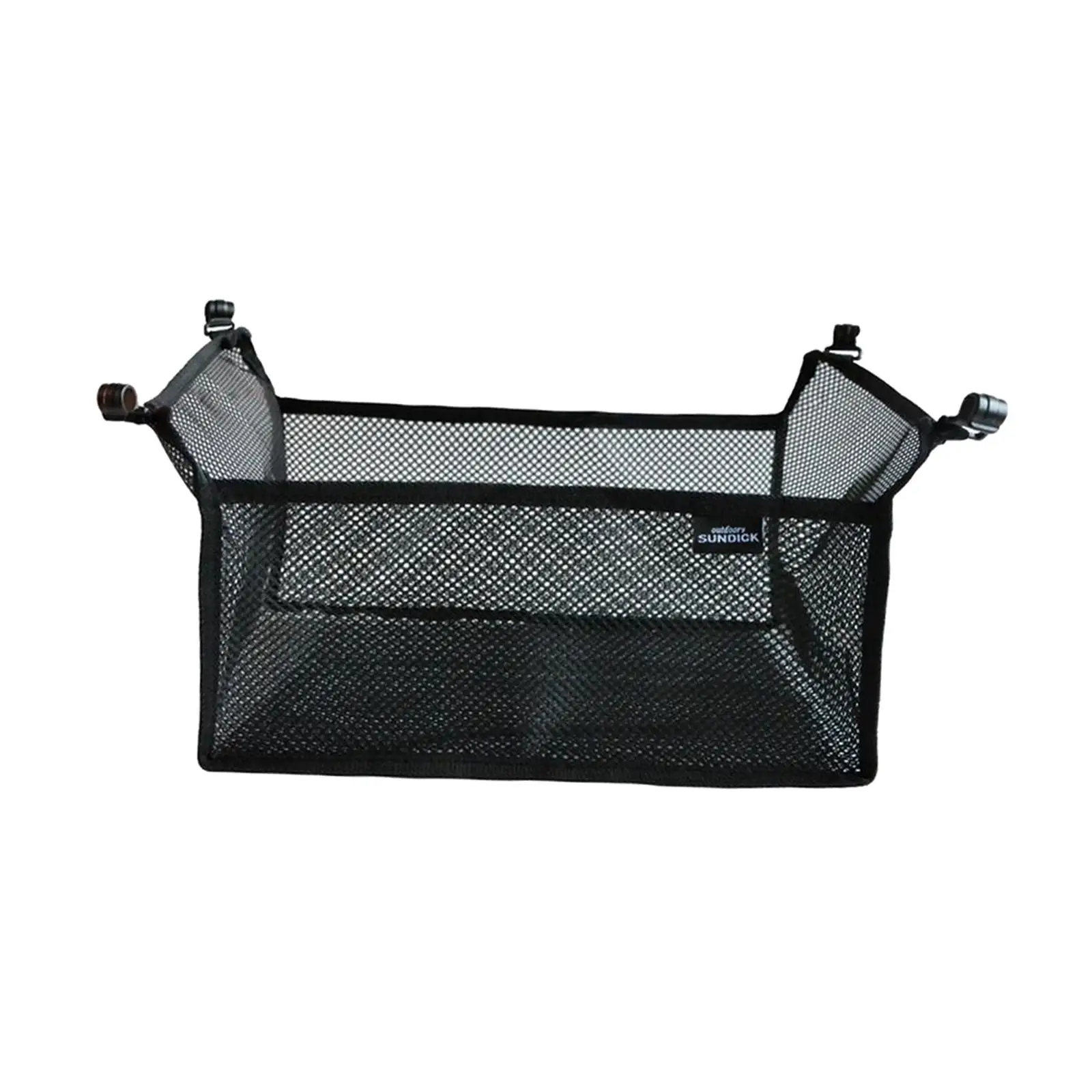 Folding Table Bag Mesh Basket Hanging Pouch Foldable Desk Storage Mesh Bags