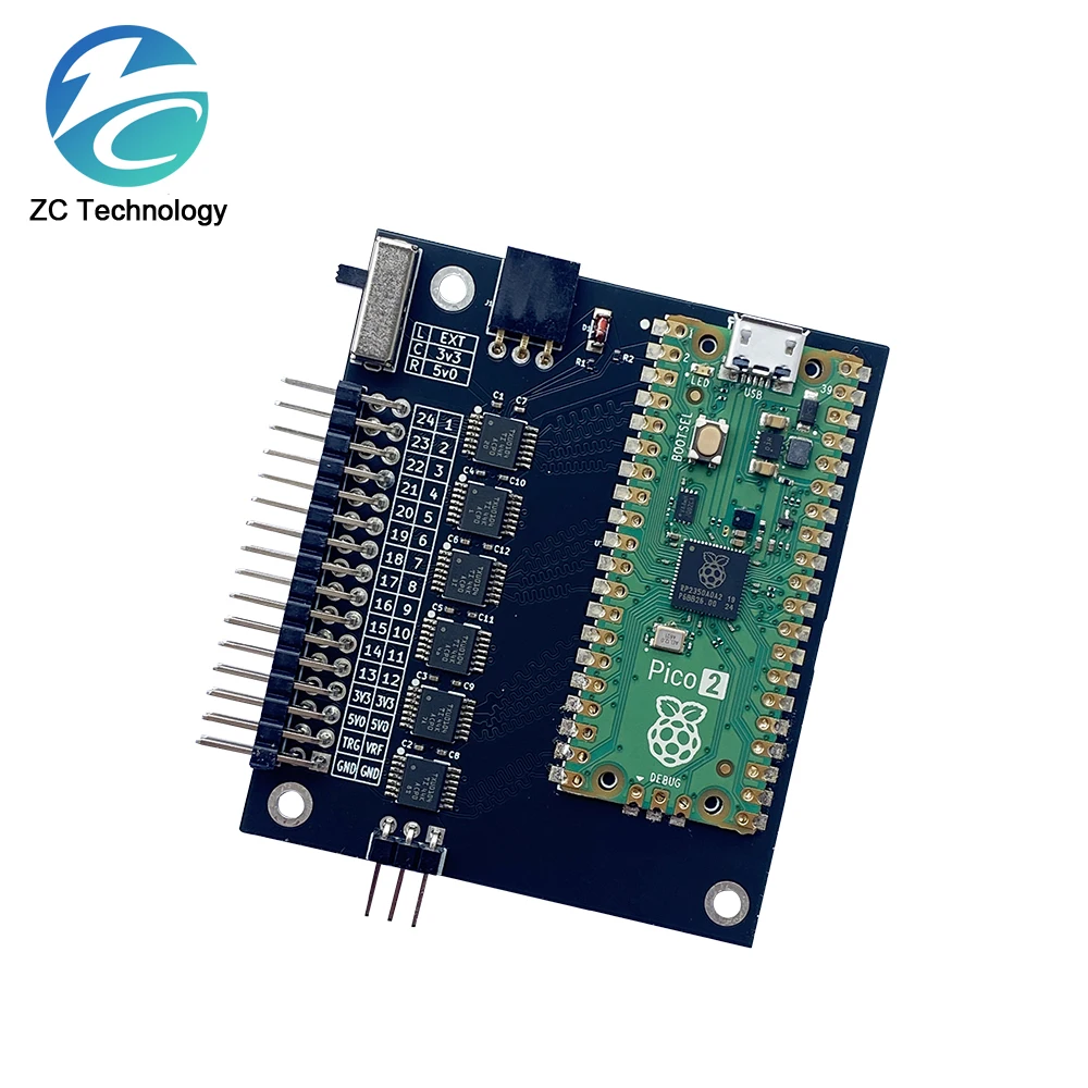 Logic Analyzer V6.0 RP2350 Pico 2 - 400MHz 24 Channel Logic Analyser for Circuit Analysis -Y18A