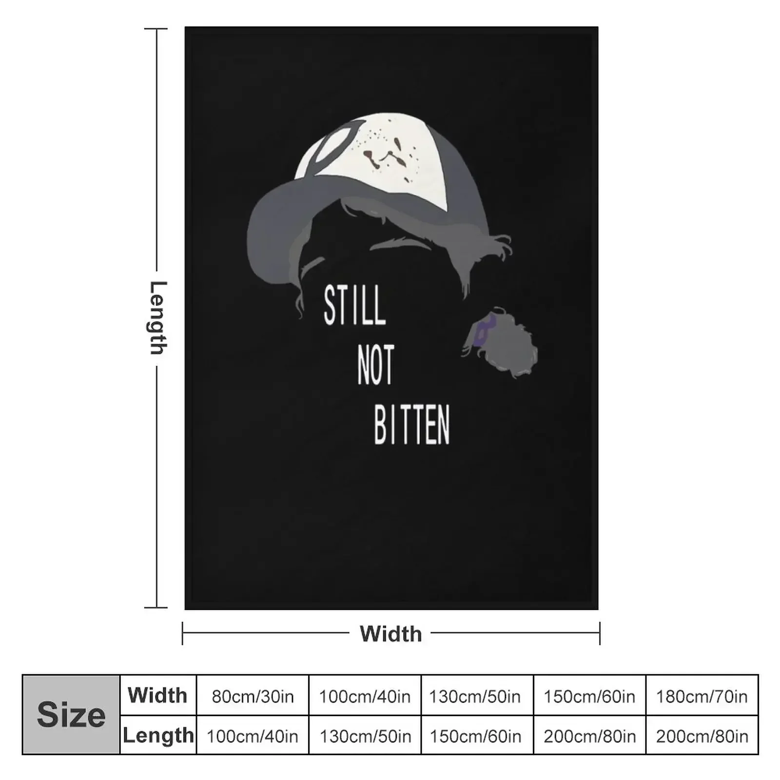 Telltale Games The Walking Dead Clementine Outline ver Throw Blanket Beautifuls anime Plush Comforter sofa bed Flannel Blankets