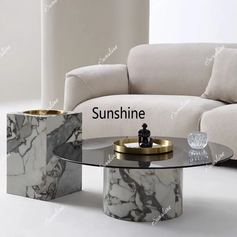 

Italian light luxury coffee table living room small apartment modern design high-end