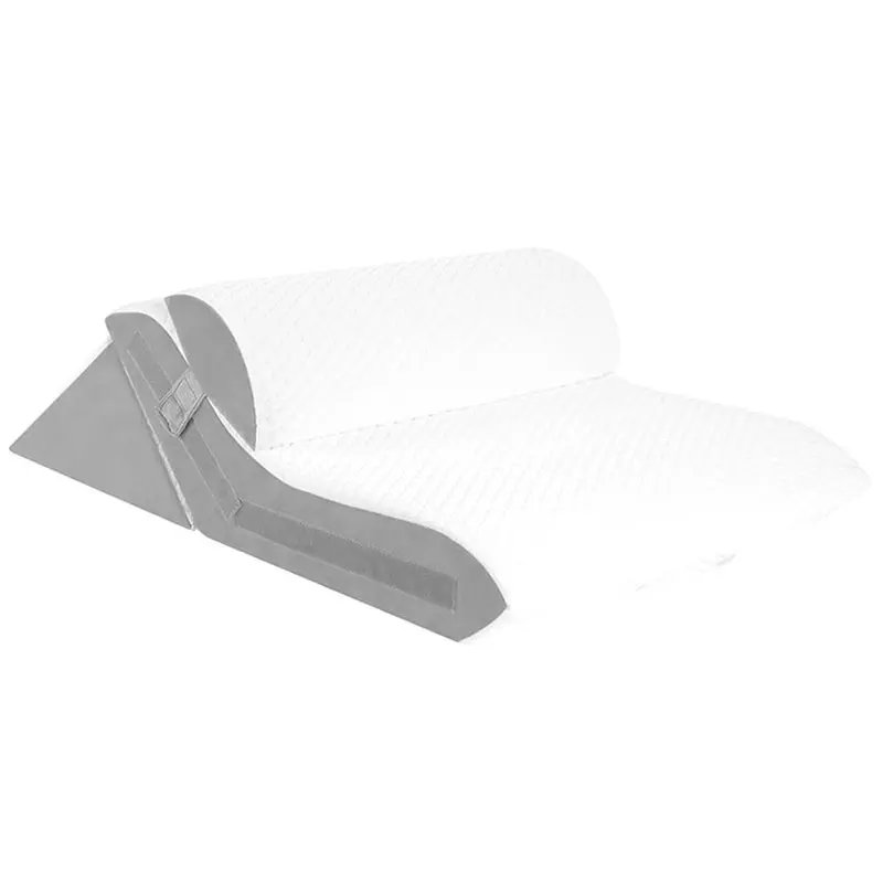 ABIT Acid Reflux Relief Wedge Pillow For Sleeping Adjustable Folding Triangle Pillow For Snoring And After Surgery Back Pain