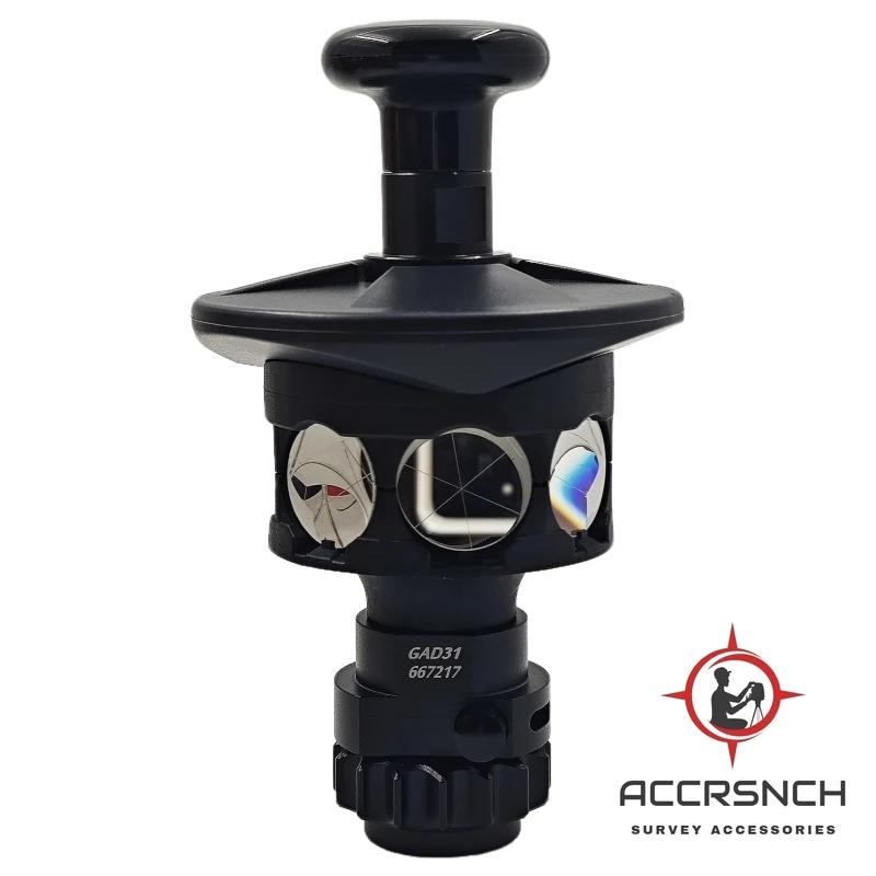 ACCR 58128001 Prism + GAD31, 360 Degree Reflective Prism for Leica ATR Total-station Accessories Topography Survey Swiss Type