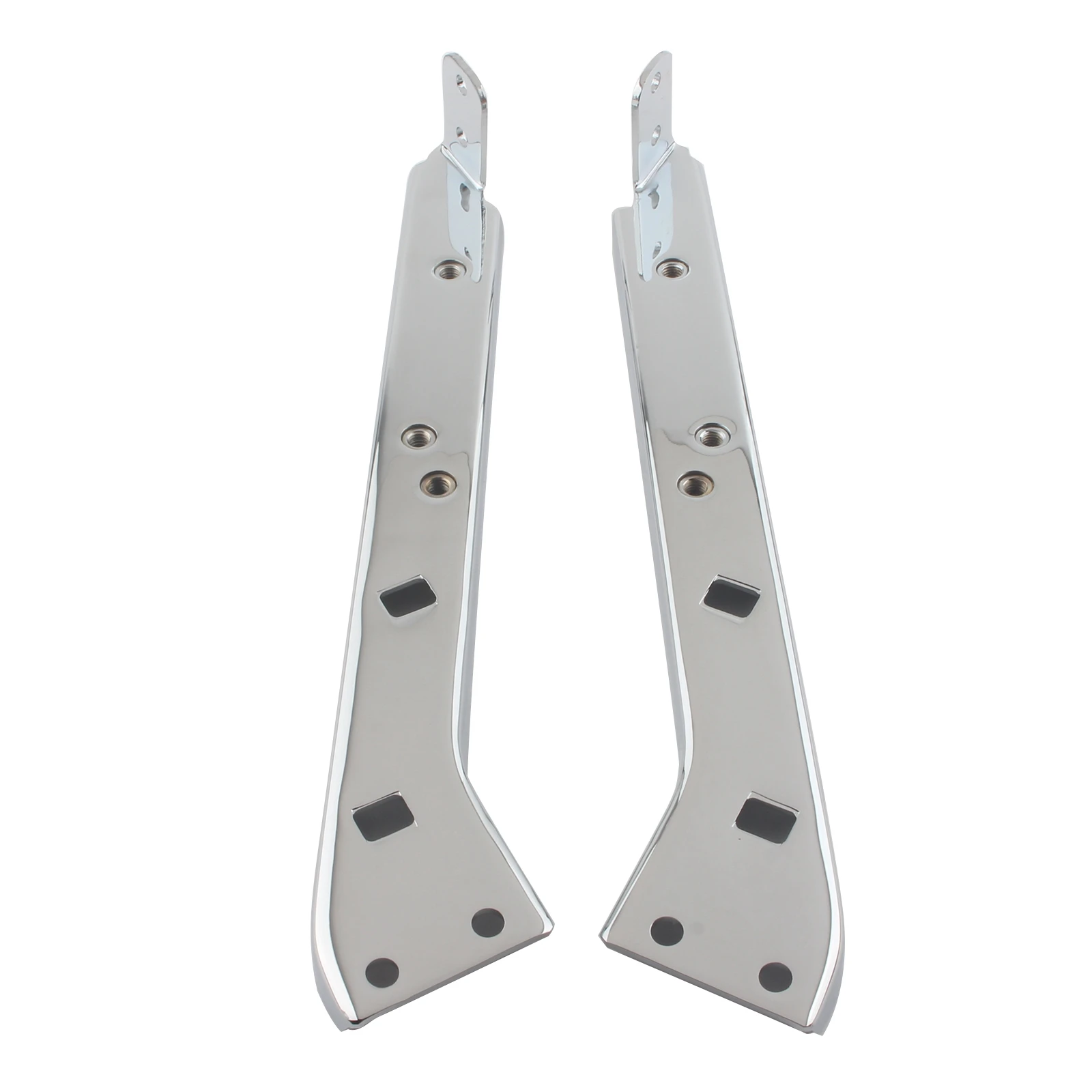 ل هارلي بجولة 1985-2008 دراجة نارية سحب الثقيلة السرج دعم كروم بين قوسين السكك الحديدية الخلفية الحرس