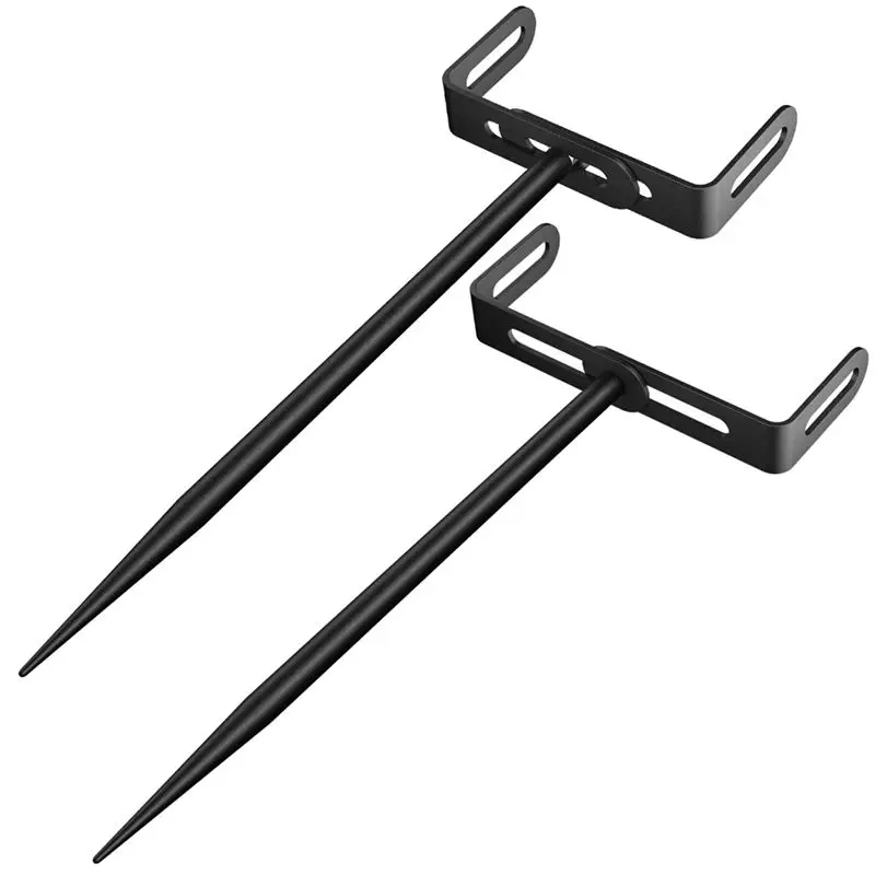 ABJI-Downspout Bracket,Heavy Duty, Storm-Proof Size-Adjustable Downpipe Bracket, Easy Install,For Lawn,Yard Industrial Use