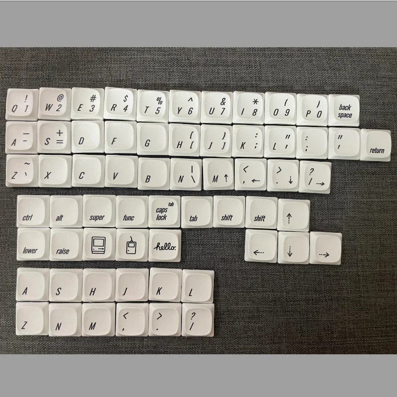 Geekark Low Profile Keycap Custom 1u 64key Pbt Cherry Profile Keyboard Keyboard Ondersteuning Split Keyboard Kit Sofmx As Pc Board