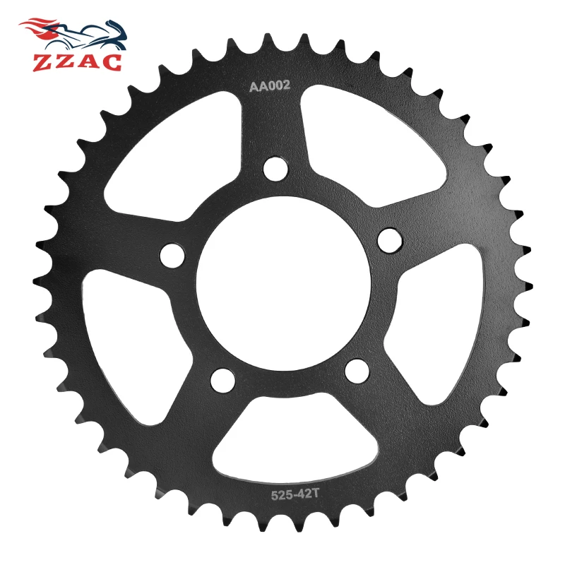 

525 42T 44T 46T 20CrMnTi Motorcycle Rear Sprocket Sprocket For Benelli TRK502 2017-2020 BN302 2015-2021 500 Leoncino 2017-2018