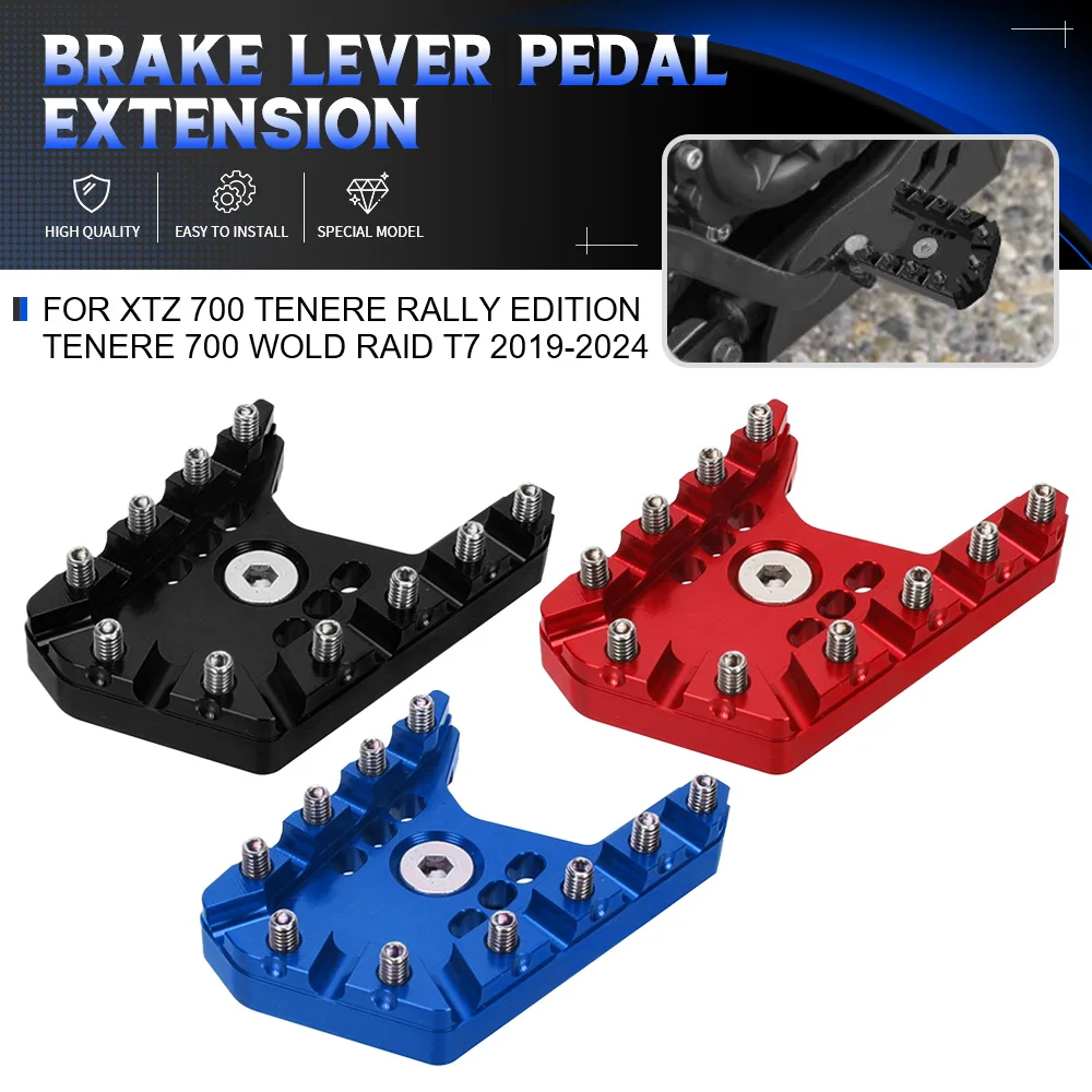 

For YAMAHA XTZ 700 TENERE RALLY EDITION TENERE 700 WOLD RAID T7 2019-2024 Motorcycle Accessories Brake Lever Pedal Extension