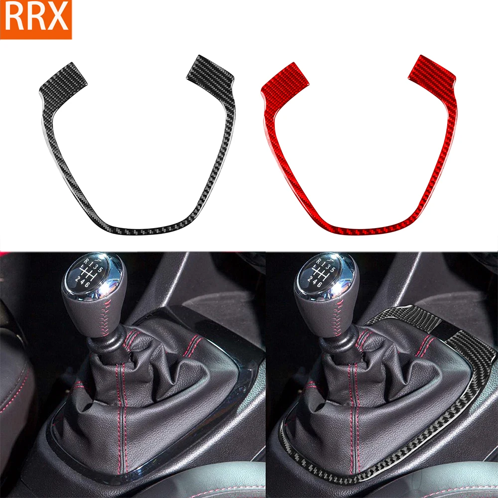 

For Chevrolet Sonic 2012 2013 2014 2015 2016 Manual Gear Shift Frame Cover Real Carbon Fiber Stickers Car Interior Accessories