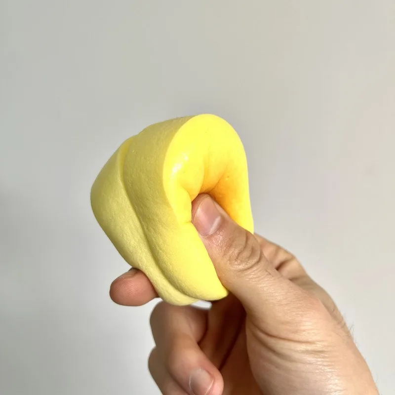 Squishy romige kaastaart langzaam stijgend ASMR-speeltje - superzacht zintuiglijk fidget voor stressverlichting en angst |   Cadeaus Kinderen Volwassenen