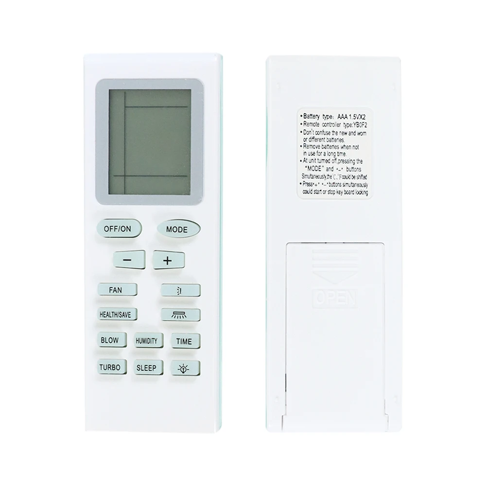 Nuevo Control remoto para GREE Trane Electrolux YB1F2 YB1F YB1FA YB1FAF YB1F2F YBOF YB1A21 YBOF2 YB0F controlador de aire acondicionado