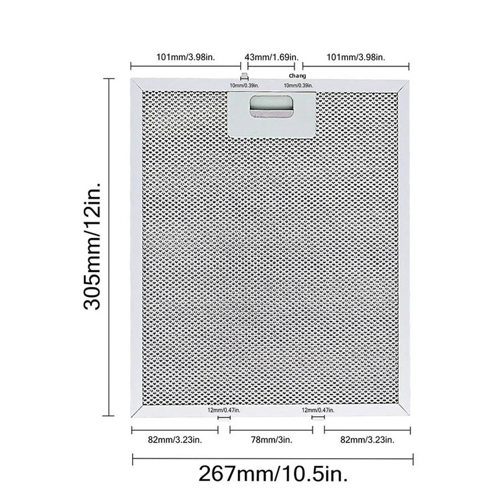 For Daily Kitchen Cooking Aluminum Grease Filter Enhanced Indoor Air Quality Aluminum Filter Superior Filtration Sturdy Material