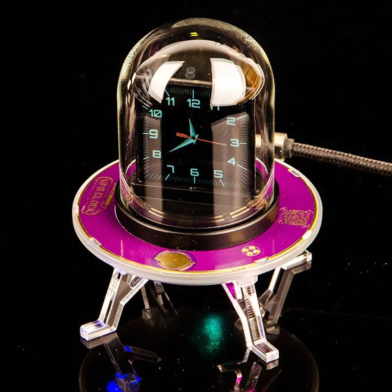 Multifunctional Table Clock Creative Weather Bitcoin Stock Exchange Rate Clock WiFi Stock, Humidity, and Air Pressure Display
