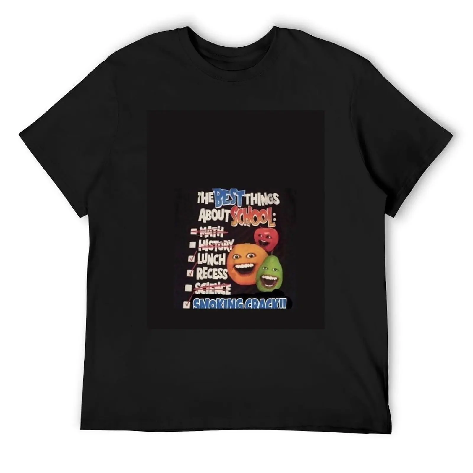 

Annoying Orange Best Things About School T-Shirt Blouse hippie clothes luxury t-shirt tshirts for men