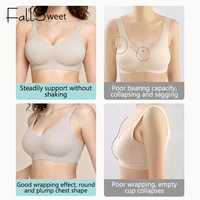 FallSweet Women Push-Up Seamless Bra Plus Size Wireless Bralette Adjust Straps Full Cup Breathable Lingerie Intimates Underwear - Image 4