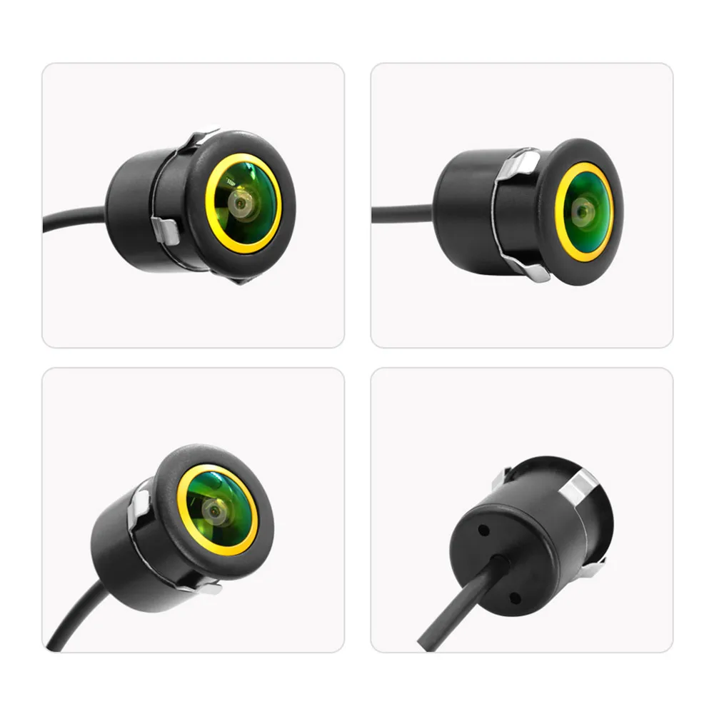 SMARTOUR 4K AHD Night Vision Car Monitor Rear View Camera Auto 180 Degree Car Back Reverse Camera FishEye Parking Assistance