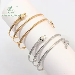 Glexible Snake Bracelet For Women Bendable Snake Personality Bracelet Creative Choker Fashion Medusa Jewelry Gift