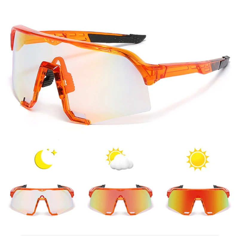 

Новые фотохромные спортивные солнцезащитные очки для мужчин и женщин, очки специальной формы для вождения, рыбалки, меняющие цвет, солнцезащитные очки, очки для зрения