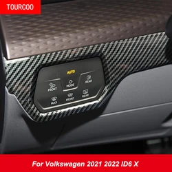 For Volkswagen 2021-2025 ID6 X Dashboard Headlight Switch Button Panel Cover Modification Accessories