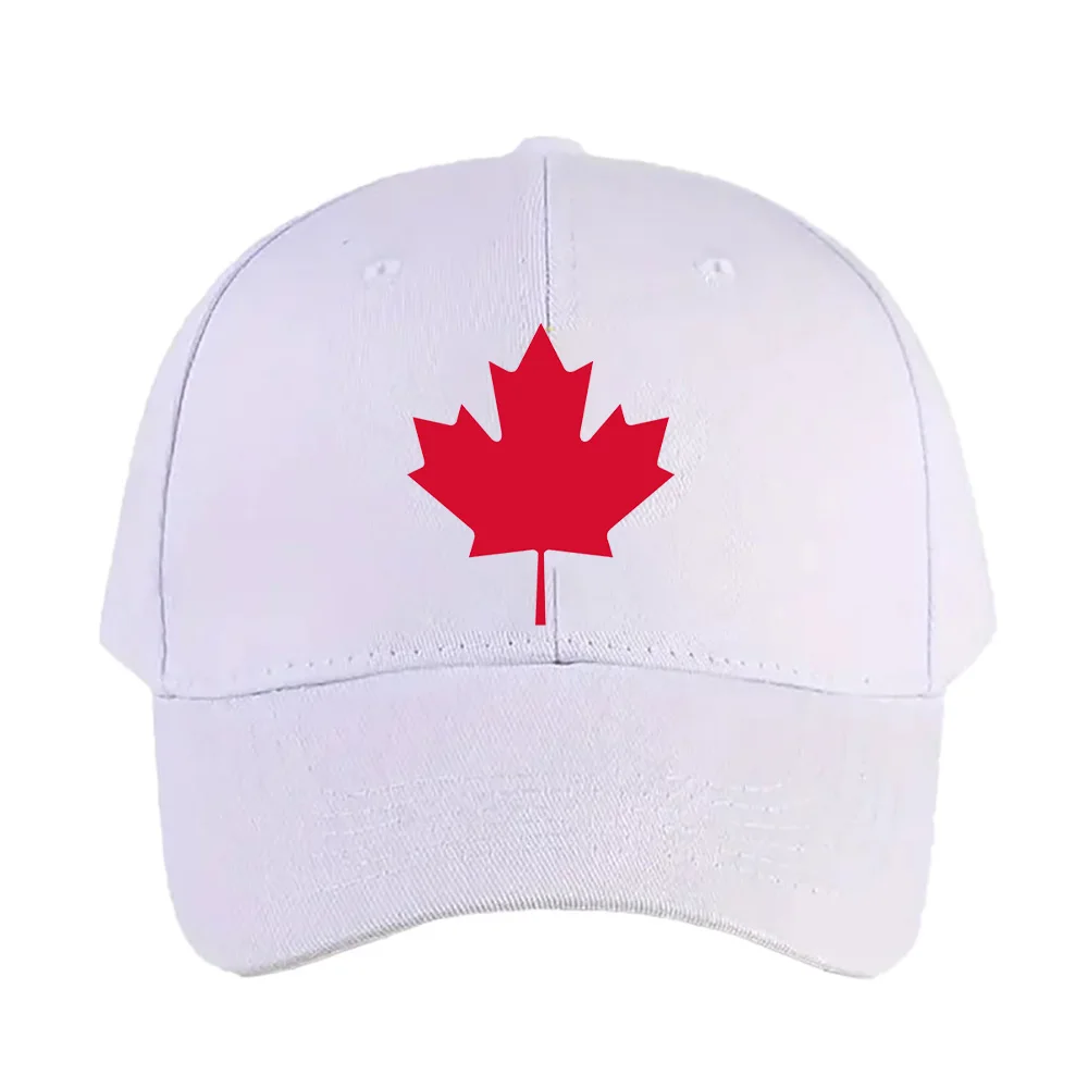 Canada Maple leaf Cap summer woman Man Adult Hat Fashion Casual Adjustable Printed Baseball Caps Trucker Cap
