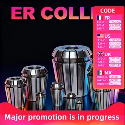 ER11 ER16 ER20 ER25 ER spring collet ER11-1 ER16-9 ER25-16 for CNC milling tool holder Engraving machine spindle motor