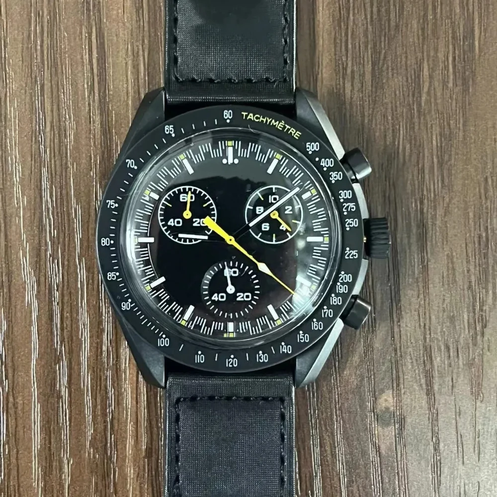 

Fashion Luxury Brand Women's Watch Multi Functional Chronograph Couple Date Quartz Watch Business Sports Men's Watch