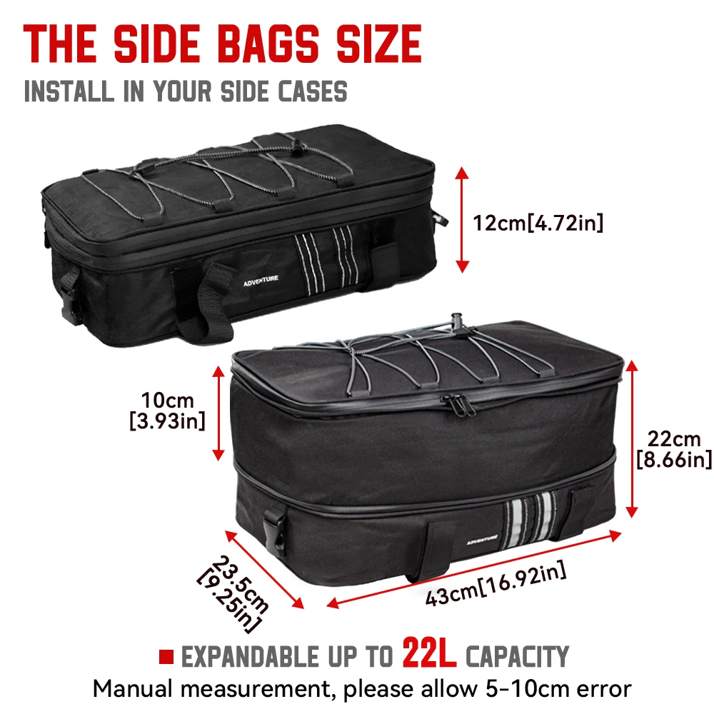 Motorcycle Top Bag For BMW R 1200 1250 GS LC Adventure Side Box Panniers Bag Case Luggage Bag F650GS G310GS ADV Top Bag Saddleba