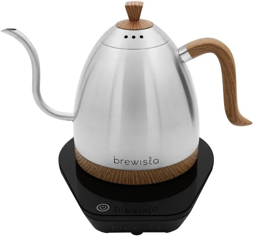 Electric Gooseneck Kettle, Water Boiler with LCD Panel, Precise Temperature Control, Fast Boiling and Keep Warm Settings for Pou