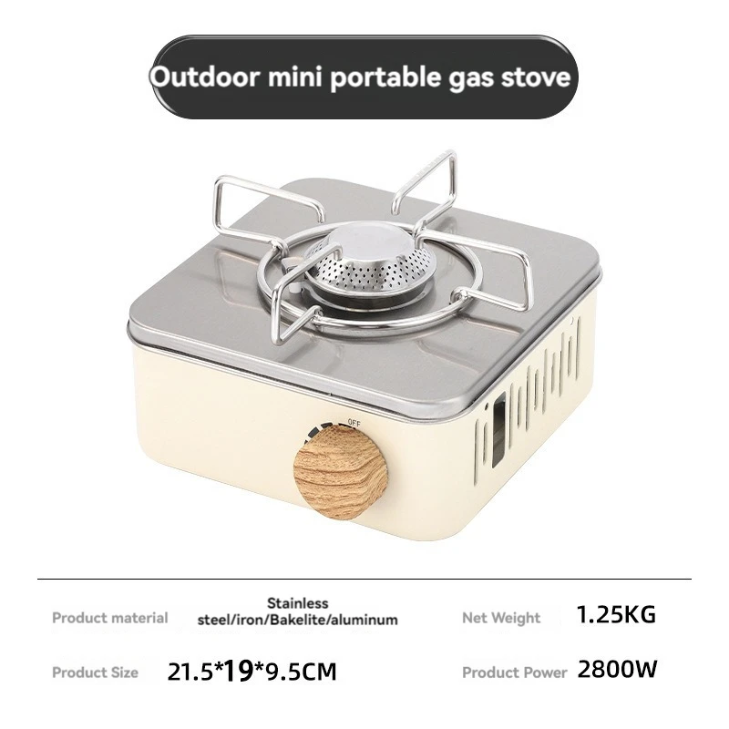 Mini Card Stove, Portable Outdoor Camping and Picnic Equipment, Picnic Cookware, Stoves, Small Square Stoves, Card Stoves