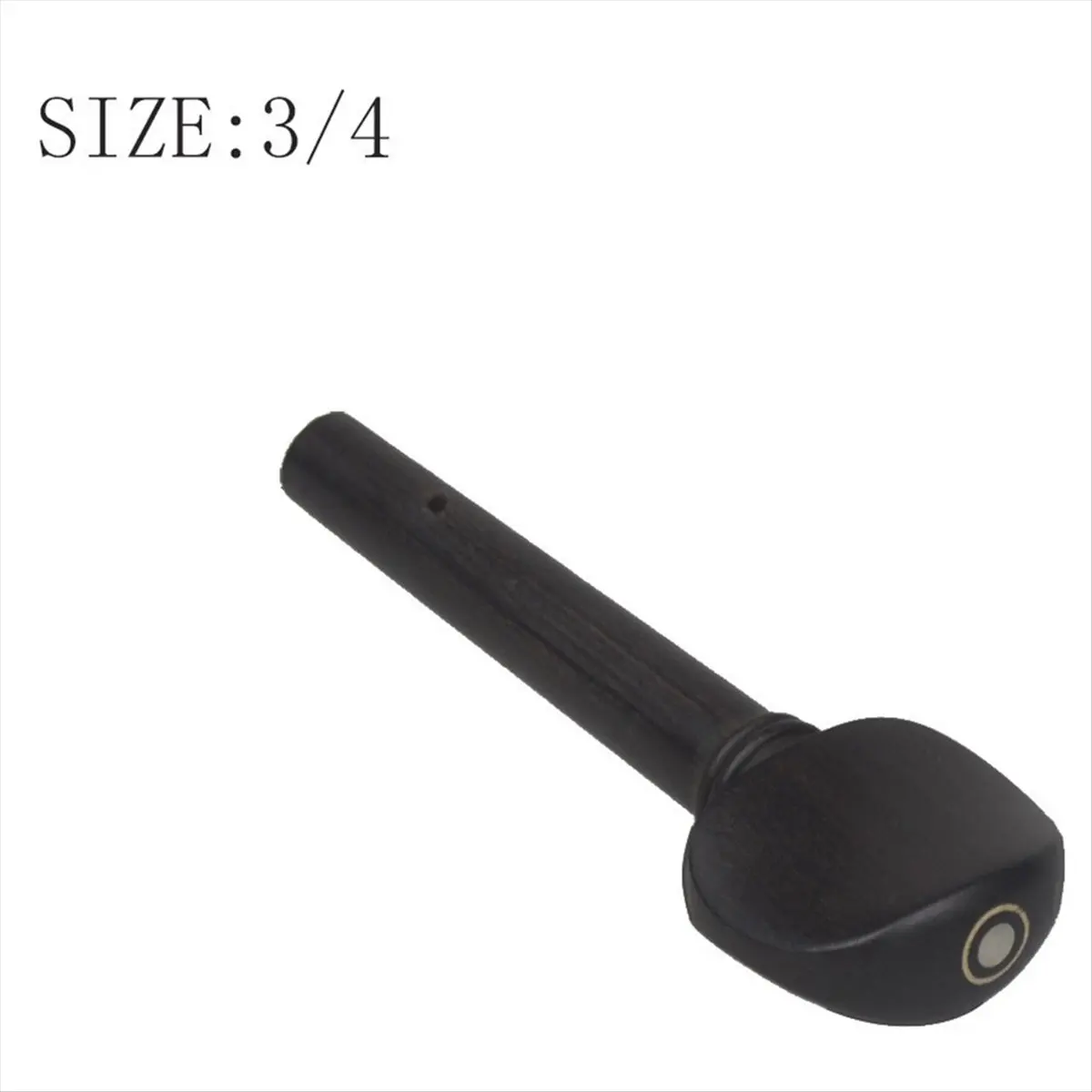 T34C Violin Ebony Pegs with Fisheyes Violin Tuners Violin Accessories 3/4