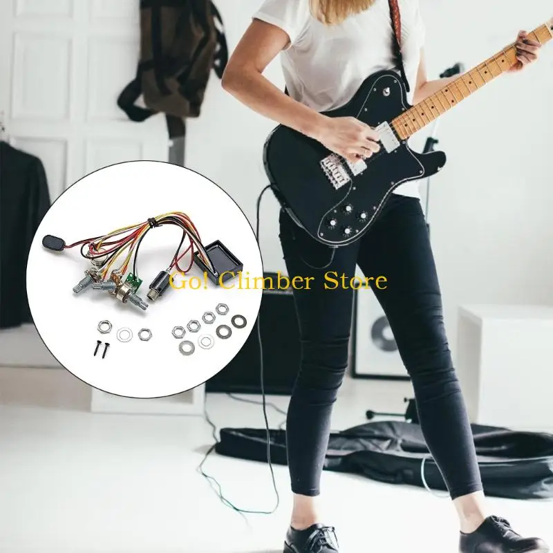 

Q84C Деталь звукоснимателя для бас-гитары из пластика и металла для улучшения четкости звука