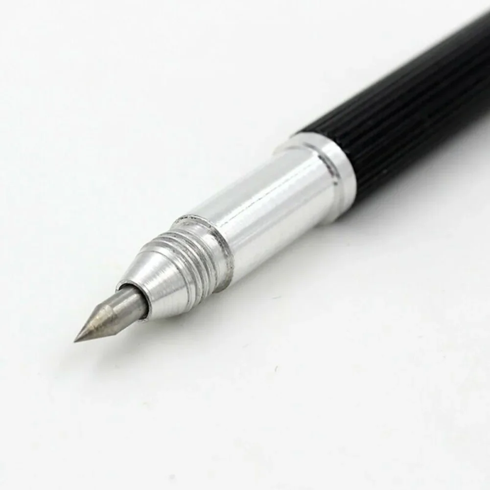 Double Ended Carbide Scribing Pen With Steel Tip For Marking Hard Materials Including Stainless Steel And Glass