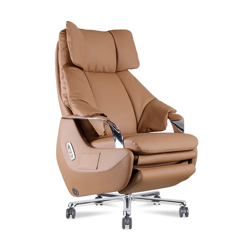 

Leather electric boss chair intelligent massage president light luxury business can lie down office ventilation heating