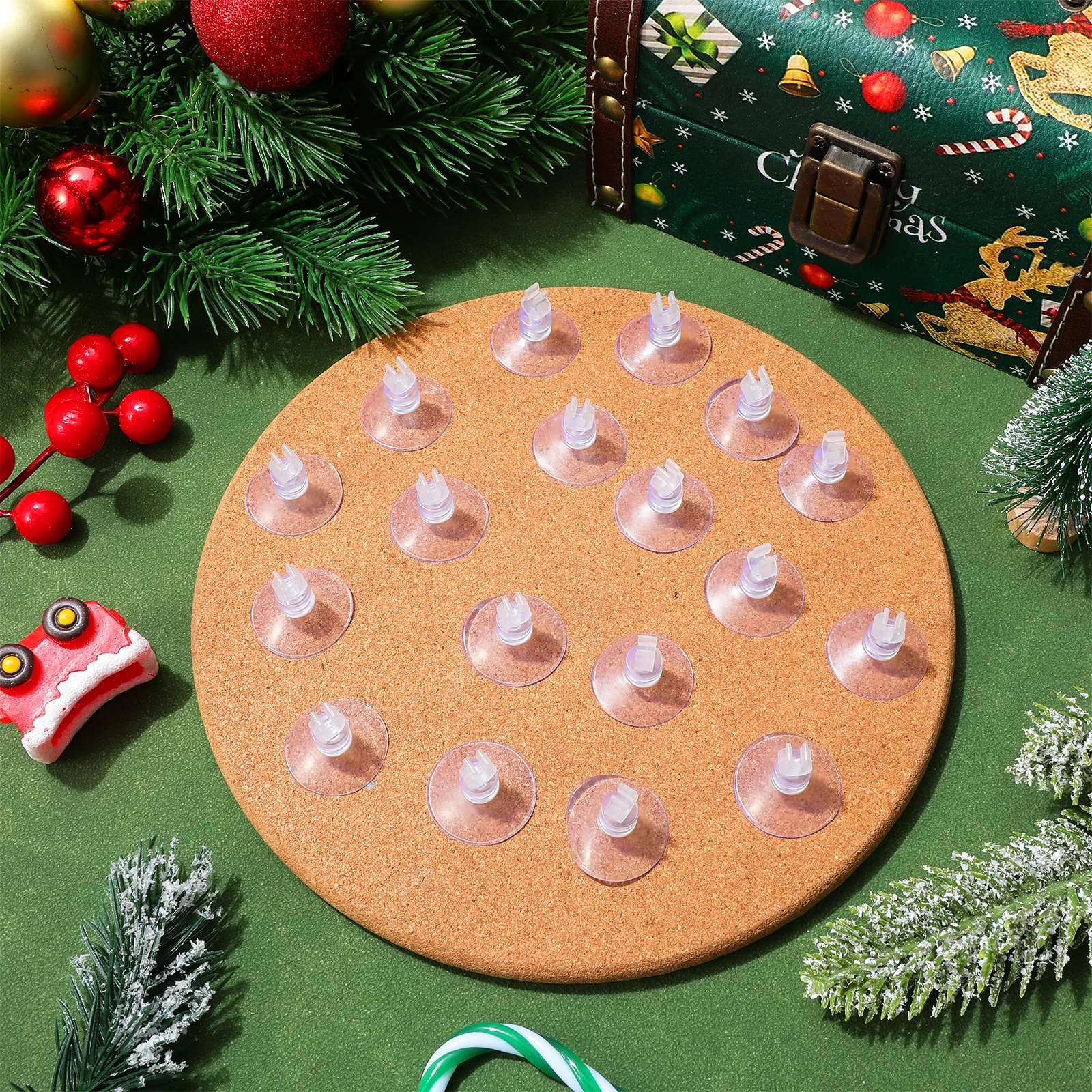 

20pcs Suction Cup Light Clips Multifunctional Strong Adhesion For Hanging String Lights Led Rope Holiday Decoration Outdoor